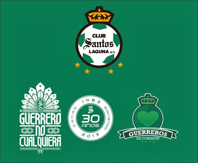 Diseños, vectores y más Santos Laguna logos