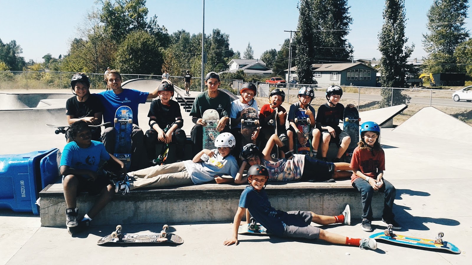 Bellevue Skatepark Magic Skate Bus Skate Camp Tour Photos