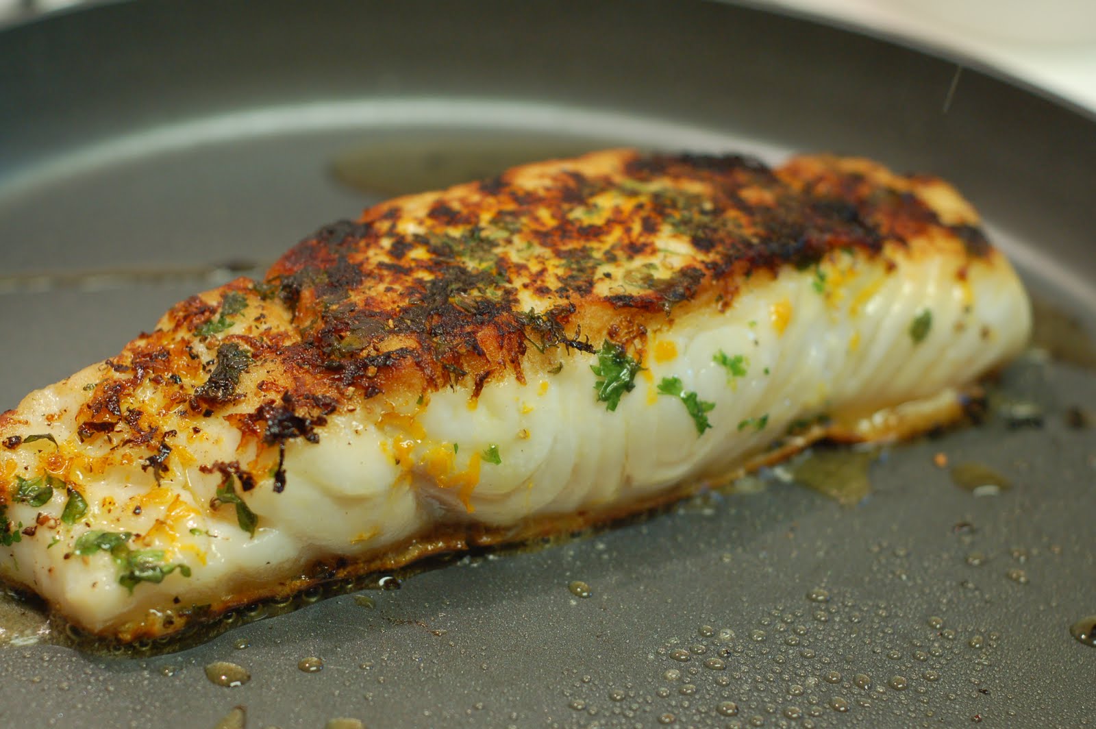 Halibut with Orange Butter Sauce lb's good spoon