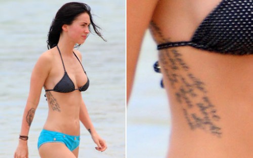 megan fox tattoos marilyn. megan fox tattoos marilyn.