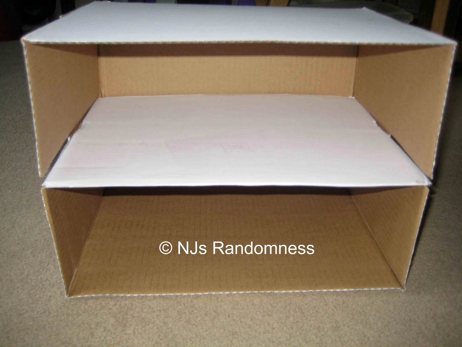painted the box black. Excuse the shoddy look in the photo - I did ...