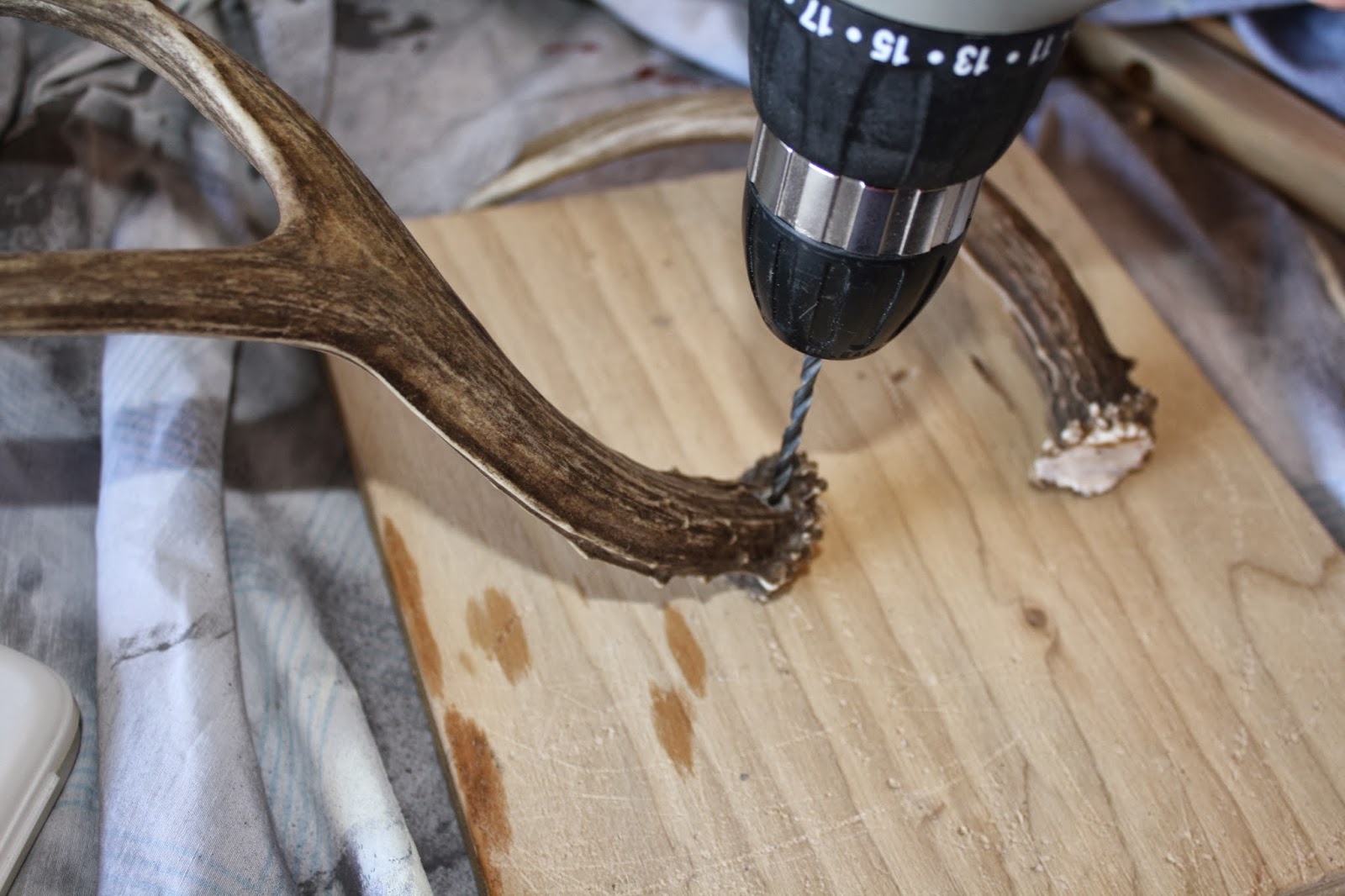 Tada's Kooky Kitchen Girly Antler Curtain tie backs