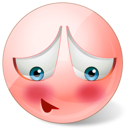 Smiley Blushing Red | Symbols & Emoticons