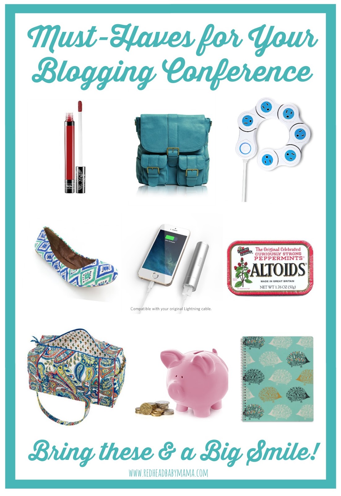 Conference Must Haves Redhead Baby Mama Atlanta Blogger