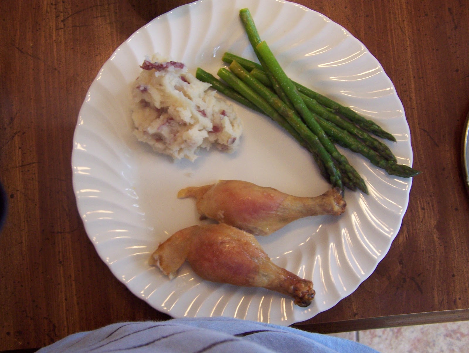 Crock Pot Chicken with Garlic Mashed Potatoes (Homemade Chicken Broth