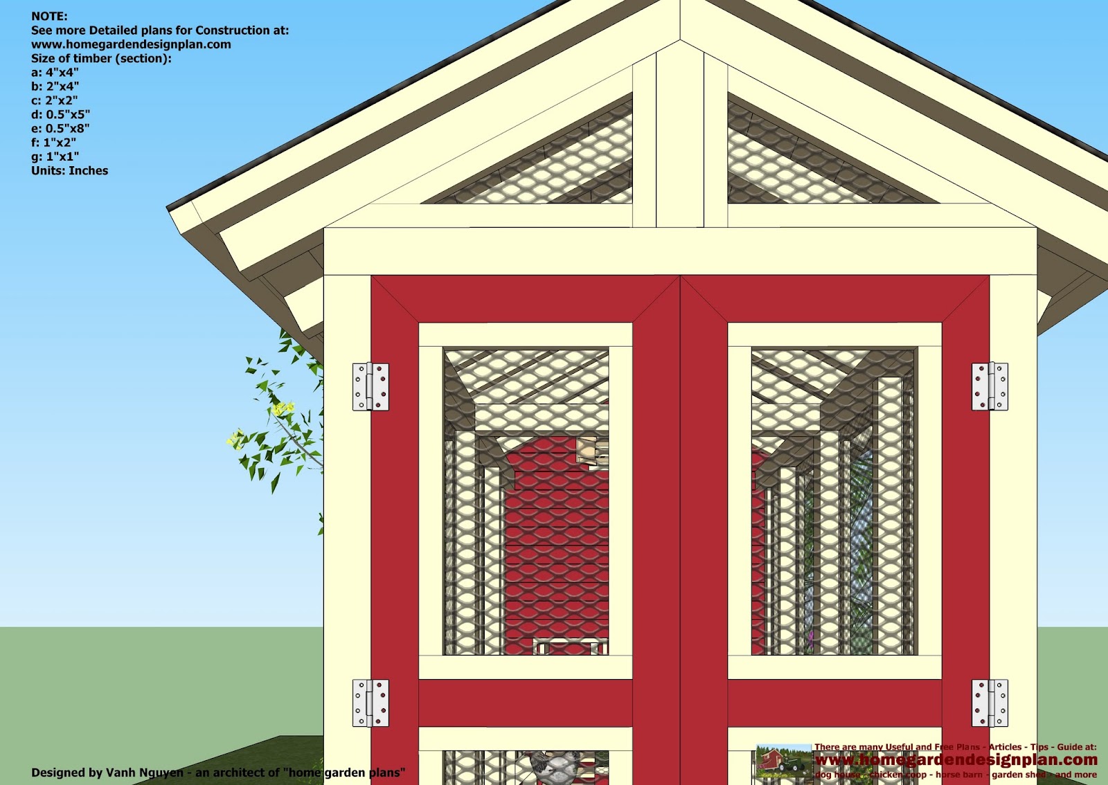 Chicken Coop Plans Construction - Chicken Coop Design - How To Build 