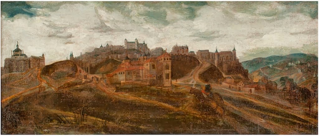 Anónimo. Vista de Toledo s. XVIII