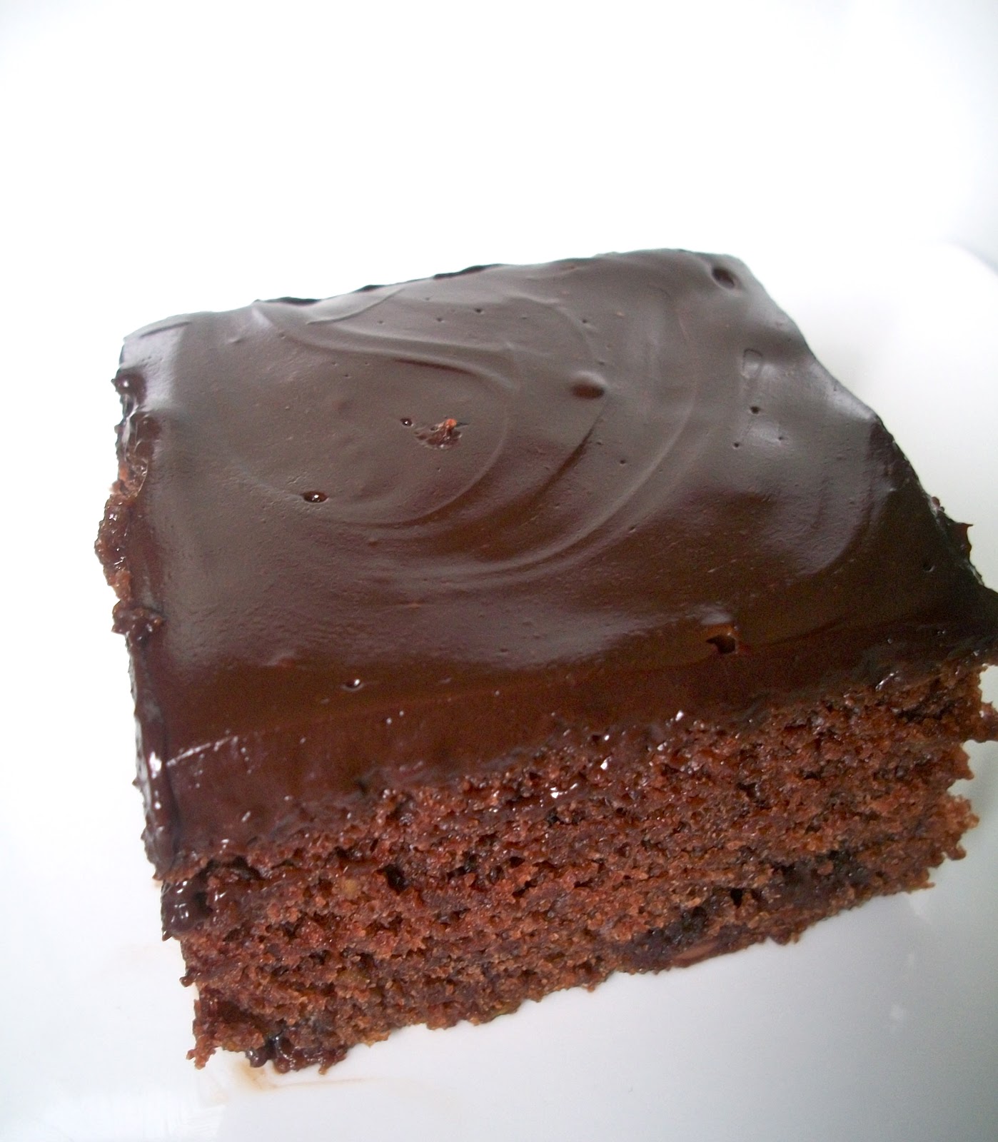 Brooke Bakes Chocolate Avocado Cake with Chocolate Ganache