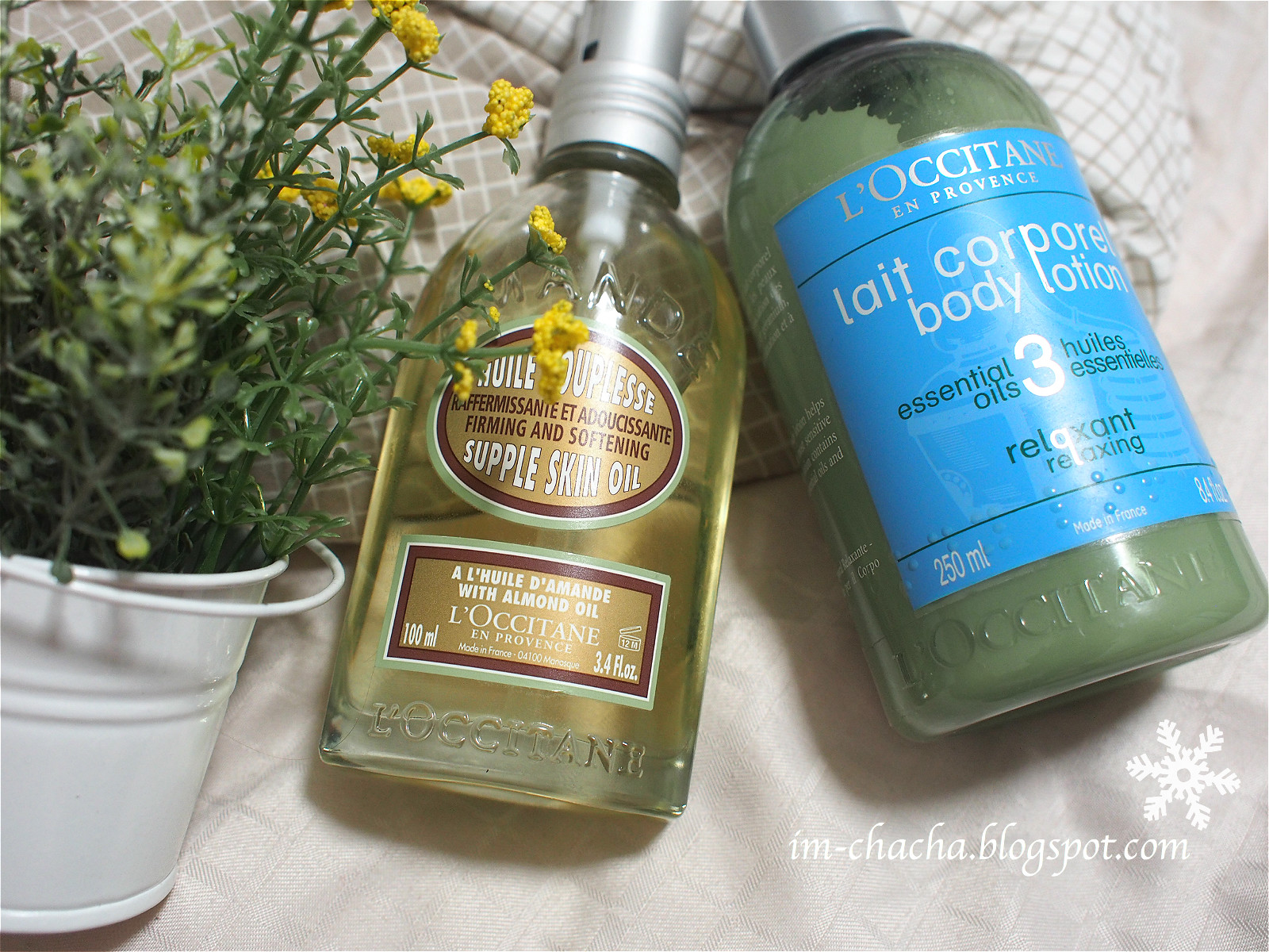 [Sharing] L'OCCITANE relaxing body lotion & L'OCCITANE almond supple