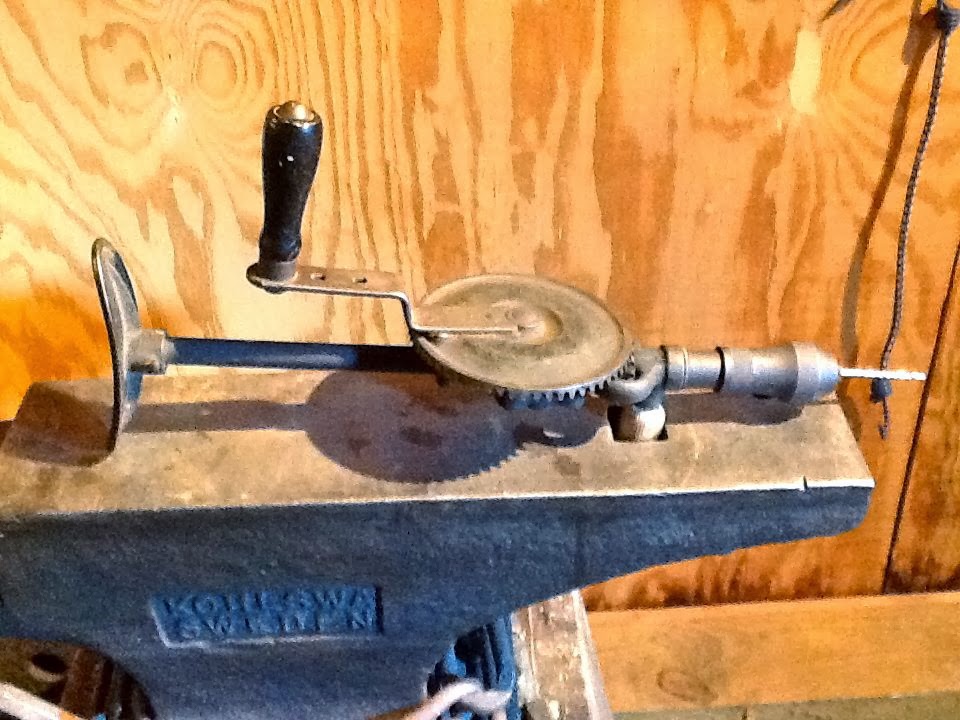 Kellogg & Sons' Blacksmith Shop Hand Cranked Drills for the Blacksmith