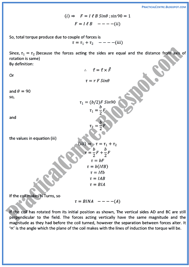 magnetism-and-electromagnetism-theory-notes-physics-12th