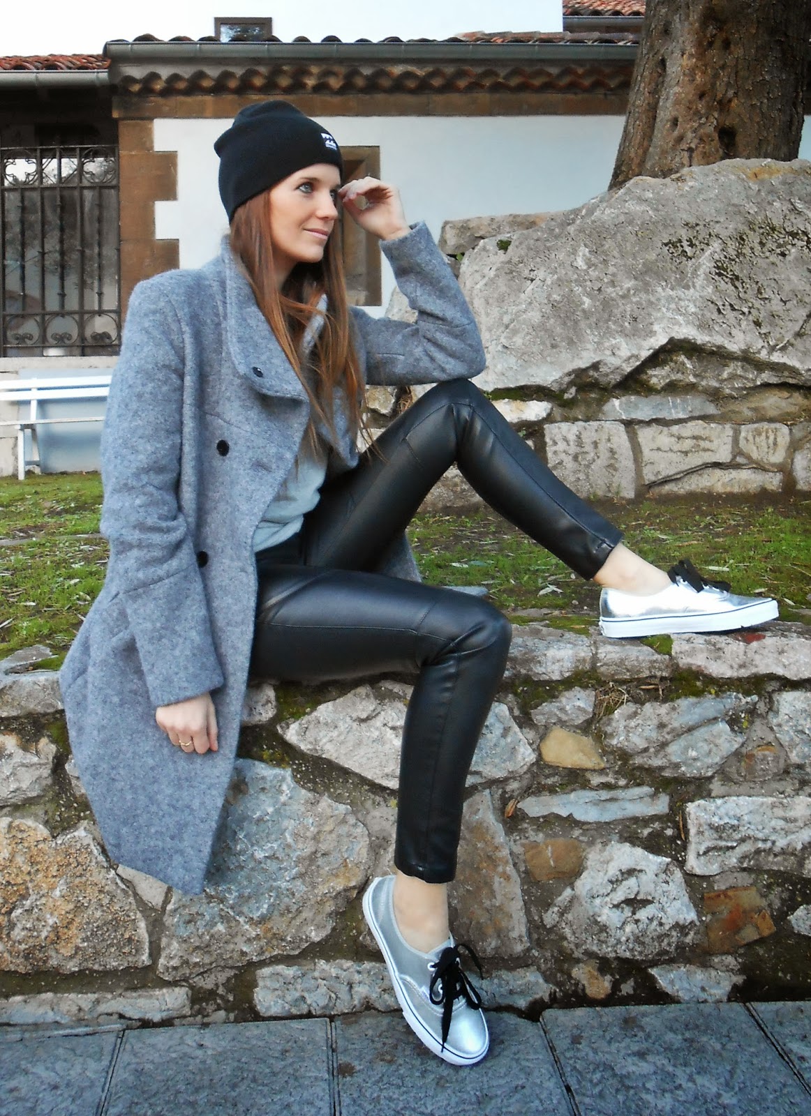 All Over Sequin Vans authentic metallic leather