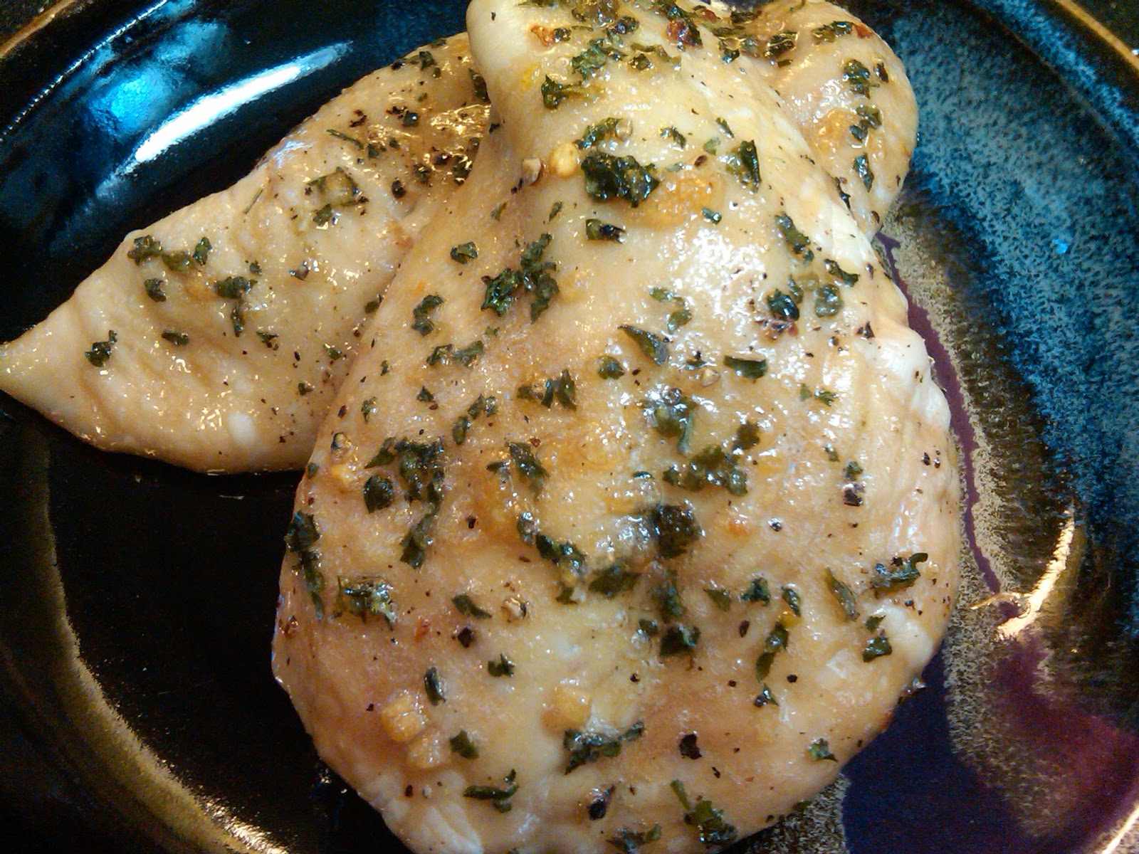 Michele's Woman Cave Garlic Chicken