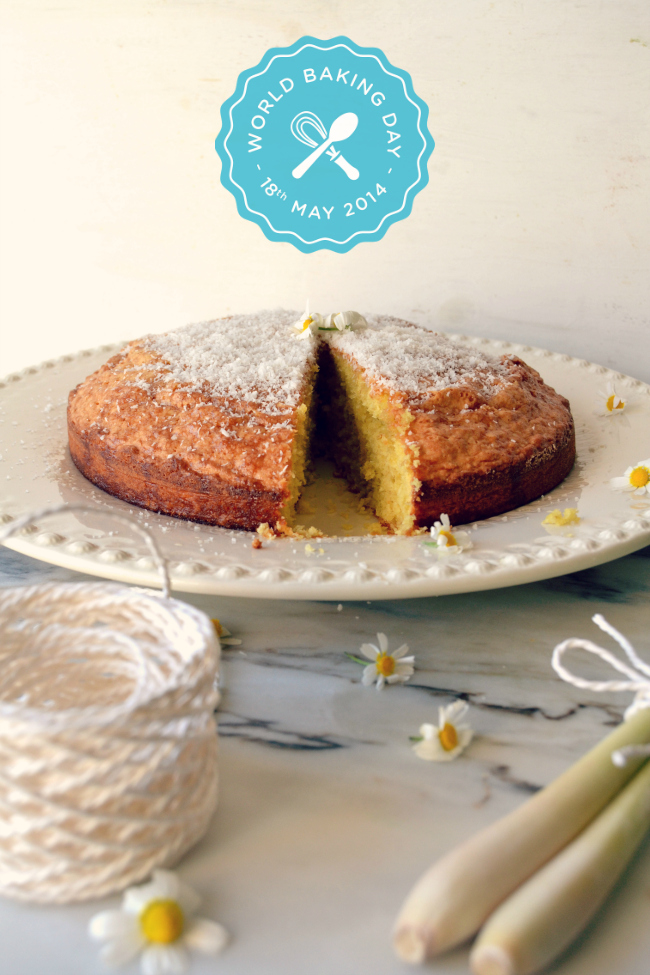 Sweet Gula World Baking Day Lemongrass Coconut Cake