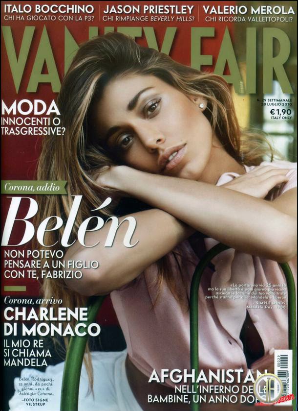 She gives good magazine cover More cuteness belen rodriguez playboy