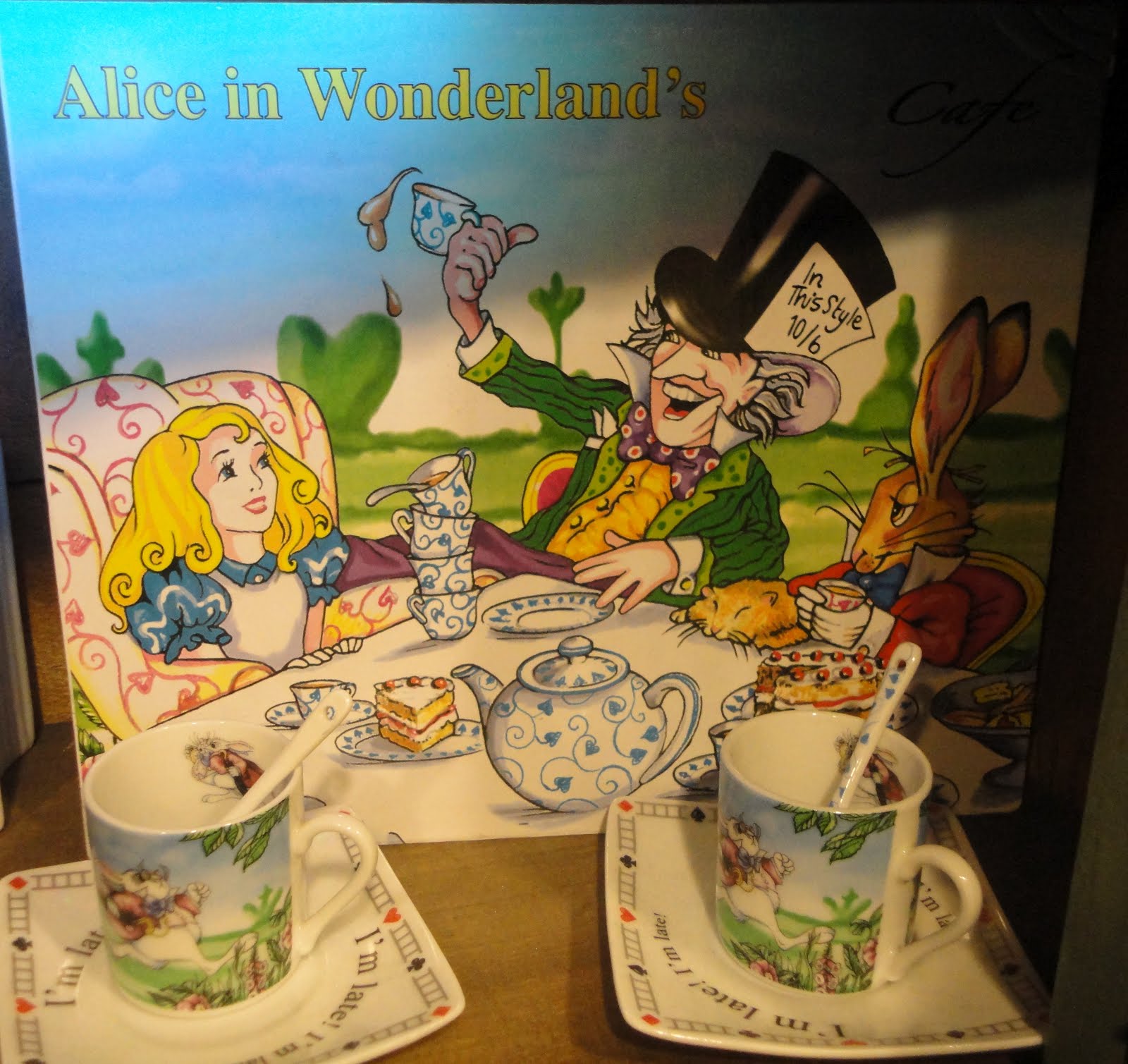 Alice Having Tea