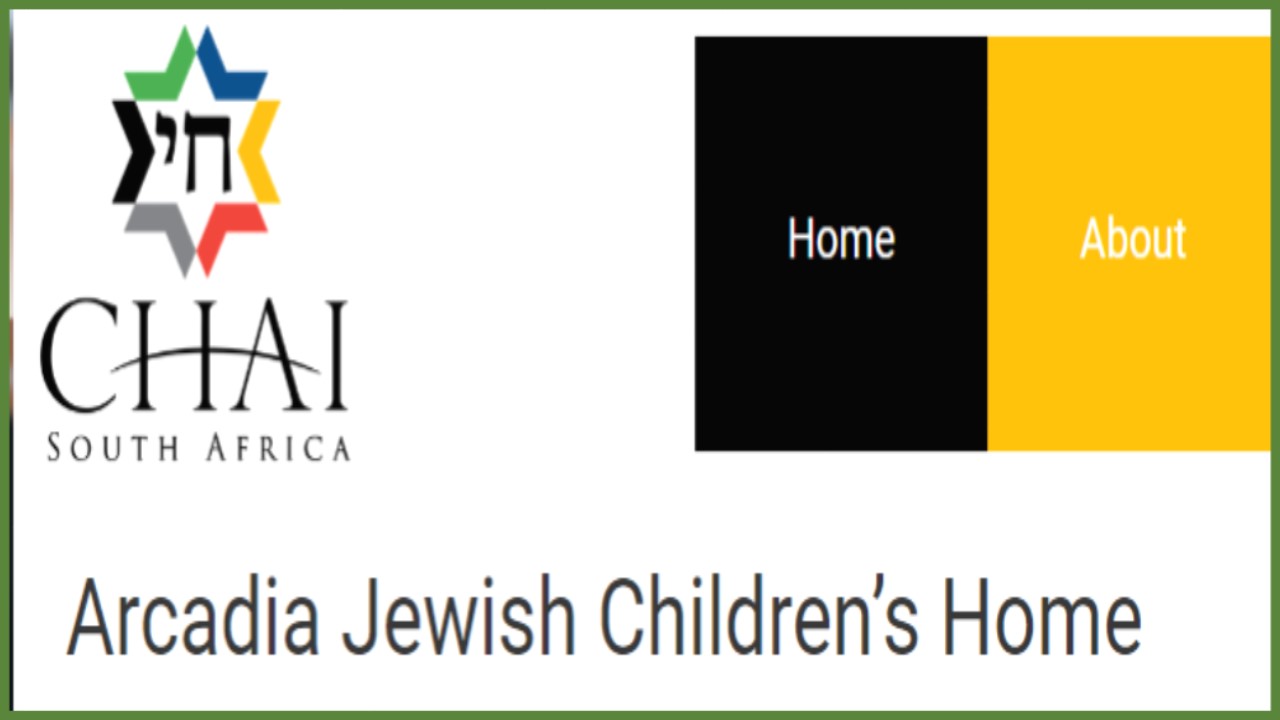 Arcadia JEWISH Children's Home (South Africa)