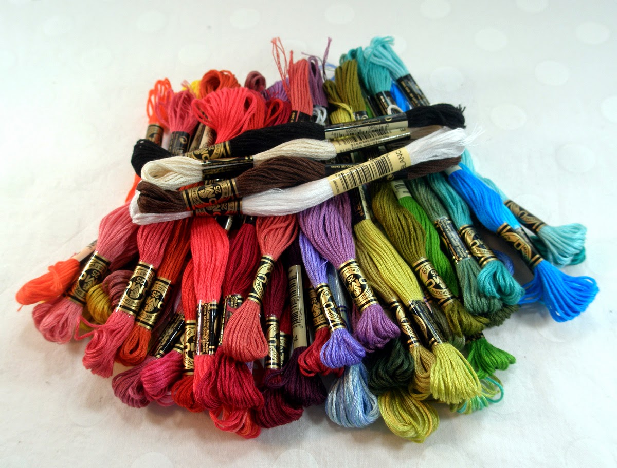 All you need to know about different types of DMC embroidery floss