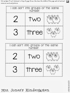 My First Interactive Math Notebook! - Mrs. Jones's Kindergarten