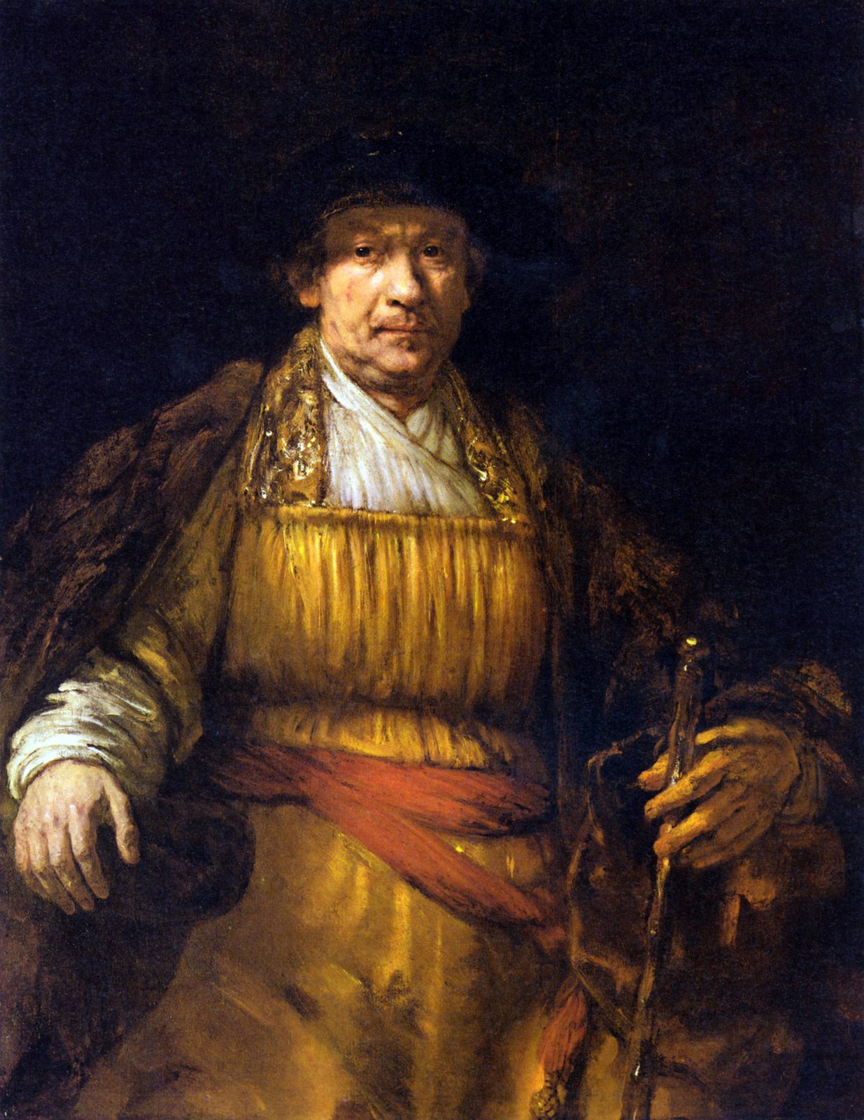 Museum visitor using AR technology