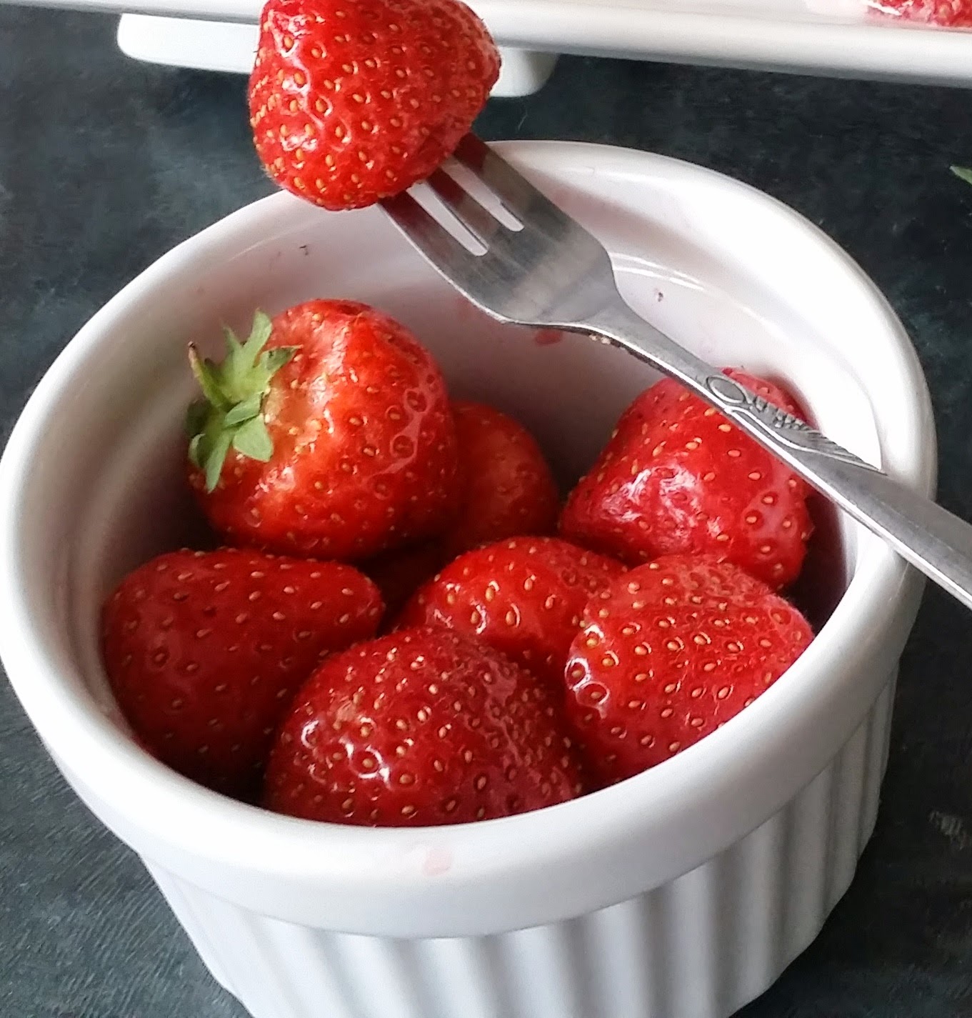 strawberry in bowl