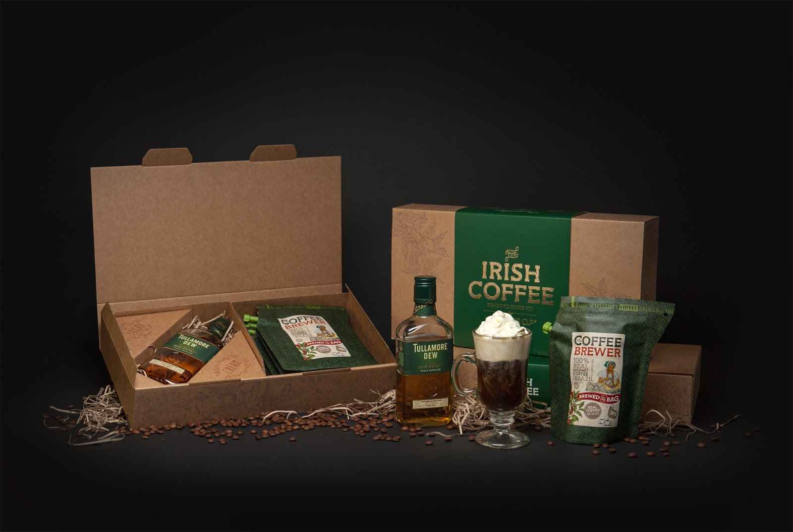 The Irish Coffee Readytomake kit on Packaging of the World