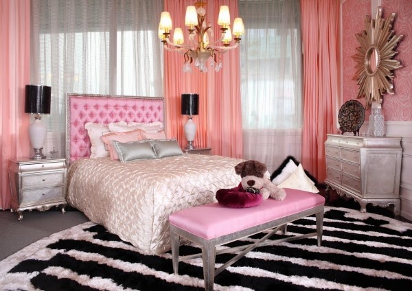 Stylish Girls Pink Bedrooms Design Decor Ideas