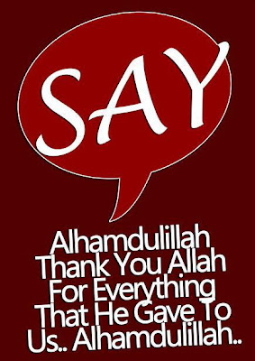alhamdulillah say always