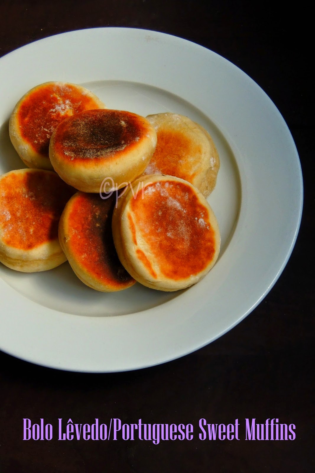 Portuguese Sweet Muffins, Bolo Lêvedo