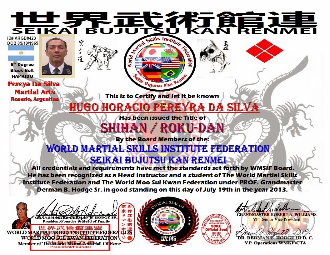 World Martial Arts Skill Institute Federaction