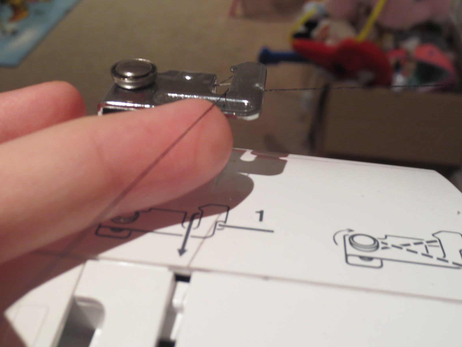 Skinny Budget Learn to Sew Pt 2 How to thread a bobbin & needle