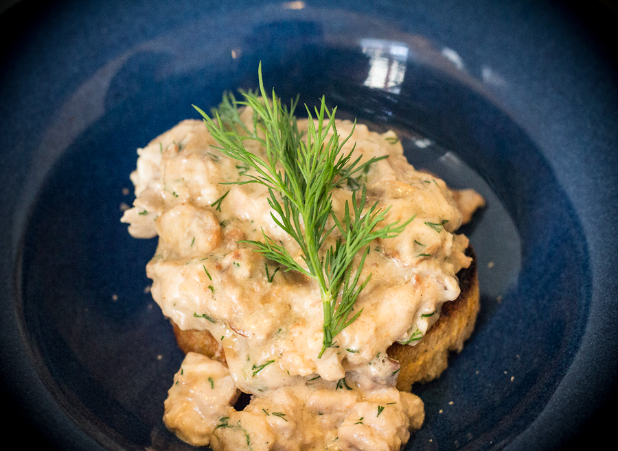 Calf's Brains on Toast with Brown Butter and Dill