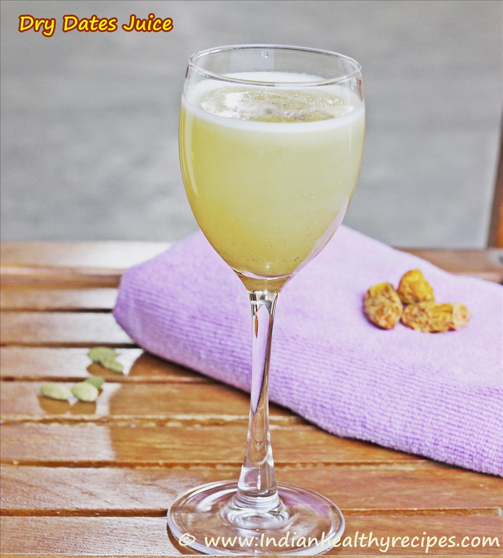 dry dates juice , how to make dry dates juice Swasthi's Recipes