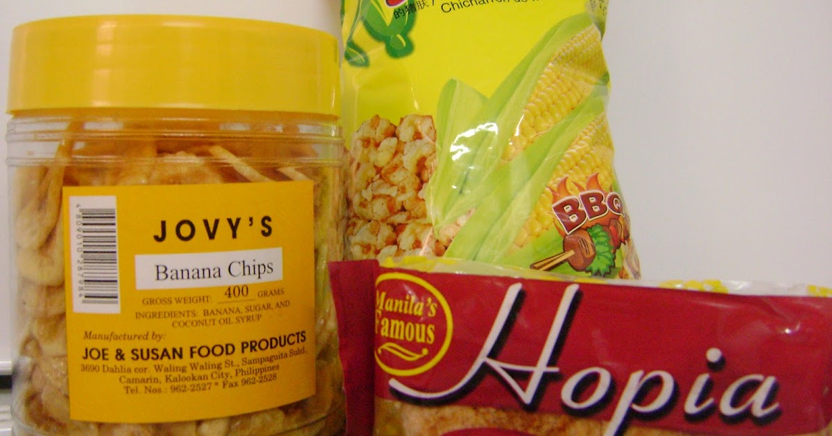 Of flying and eating your heart out: Of Filipino Junk Food