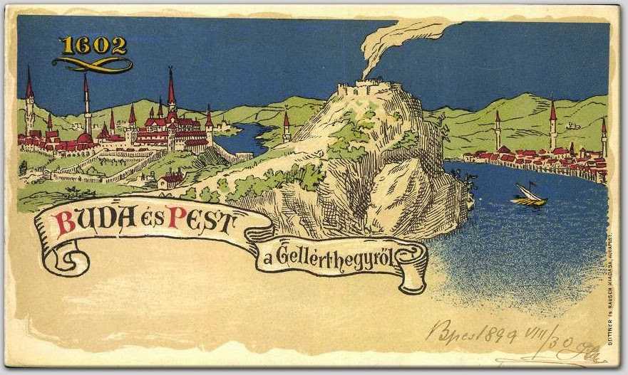 Old Budapest/Budapest régen Buda and Pest 1602