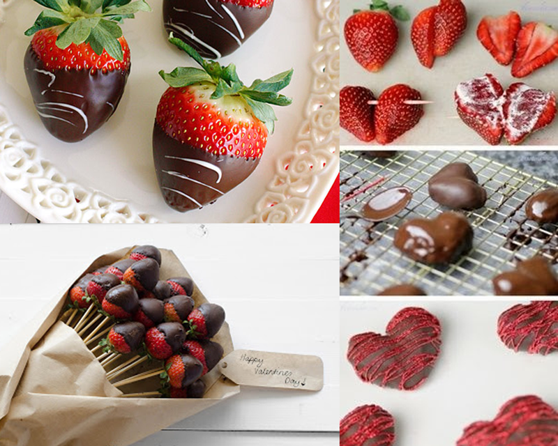 Strawberries chocolate valentines dipped Valentine's Day Strawberry and chocolate roundup | My Party Design Blog