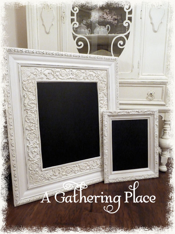 FRENCH WHITE CHALKBOARDS MAKE MY HEART SING