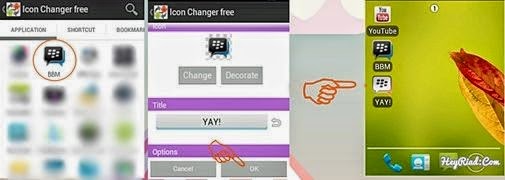 Cara Mengganti dan Merubah Icon BBM Android