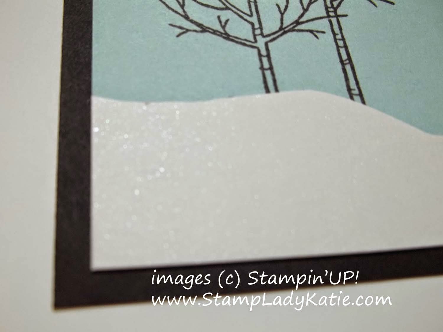 Winter Sympathy card made with Stampin'UP!'s Festival of Trees stamp set