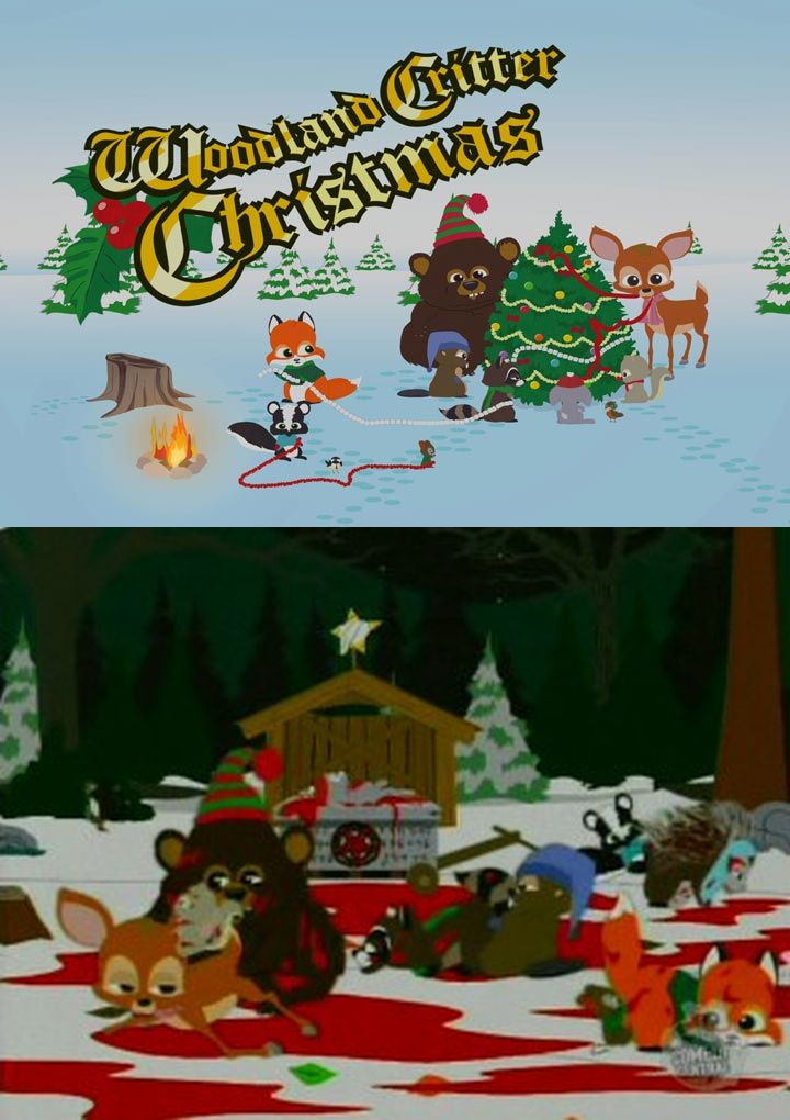 woodland critter christmas christmas cards krinner christmas tree genie