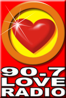90.7 love radio logo