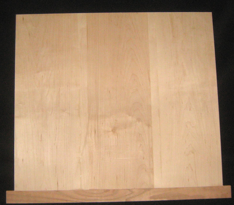 Splinters Woodworks Custom Hard Maple Cutting Board Slide Out With Oak