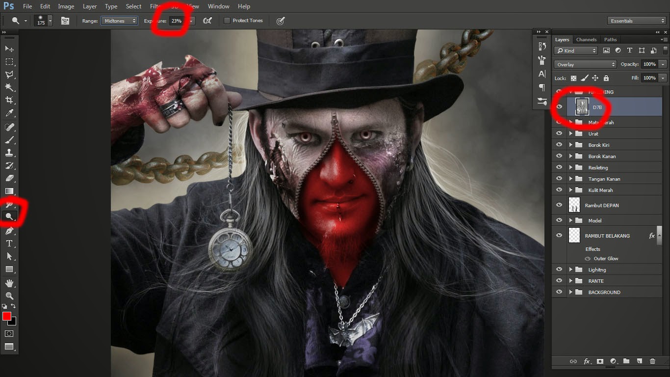 Extreme Tutorial Zombie dengan Photoshop Extreme Tutorial Zombie dengan Photoshop
