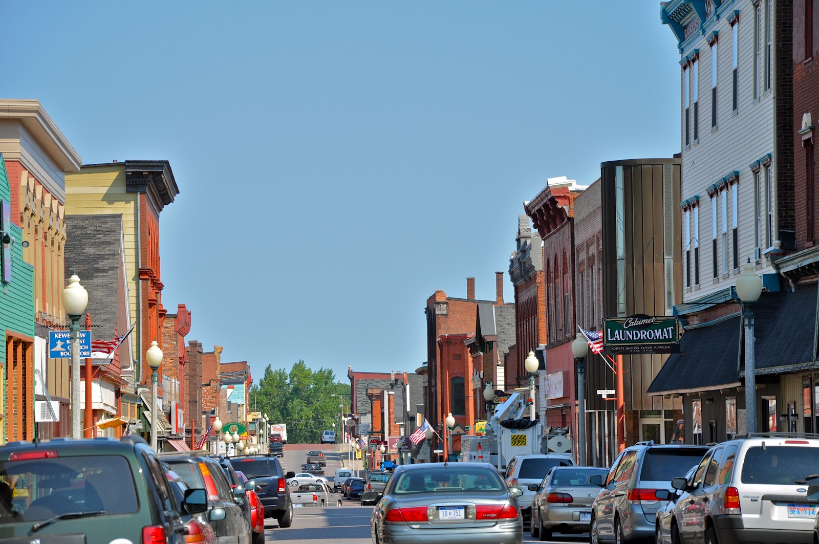 Sunshine Nomads Calumet, Michigan Part 1 Downtown