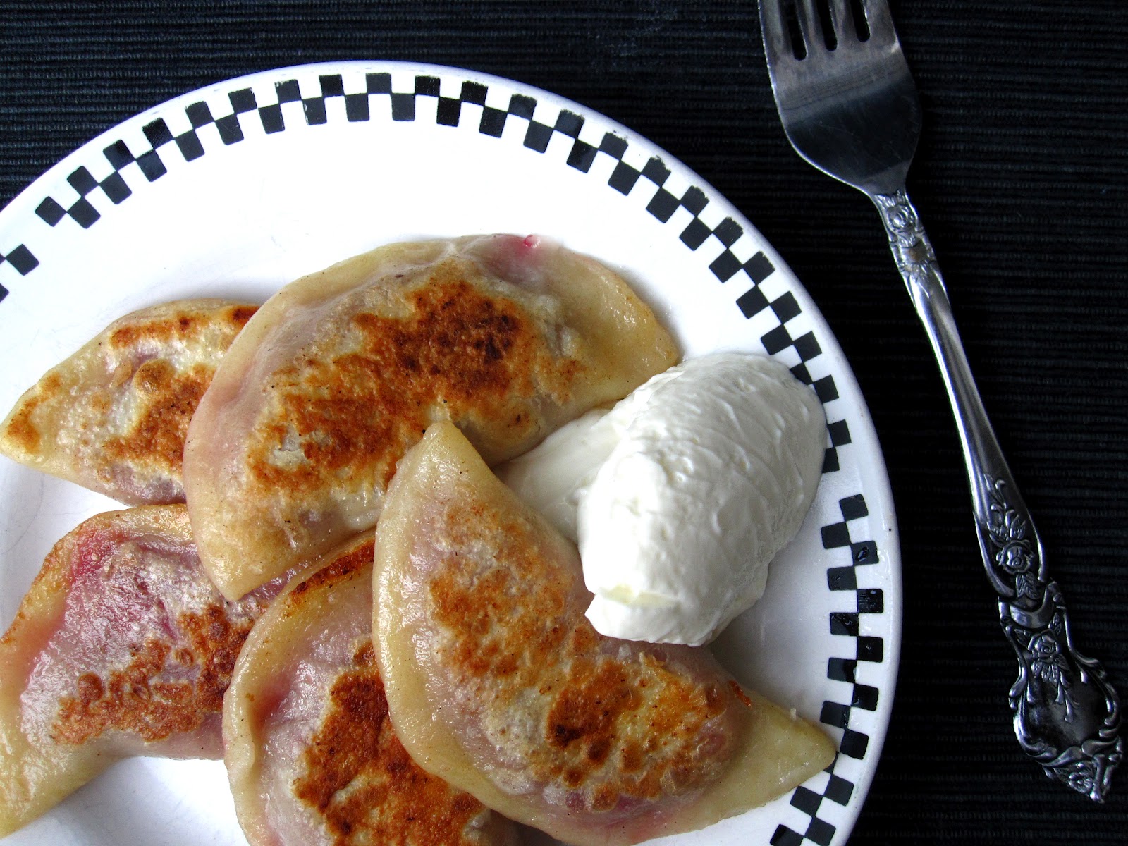 Edible biology Beet and goat cheese pierogies