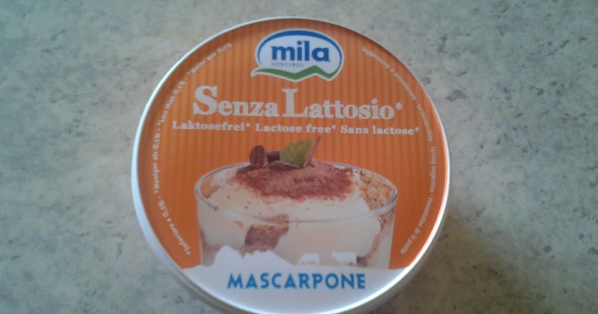 Lattosio:NoProblem: IL MASCARPONE SENZA LATTOSIO
