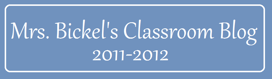 Mrs. Bickel's Classroom Blog