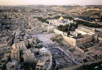 imagem aérea de Jerusalém – Israel