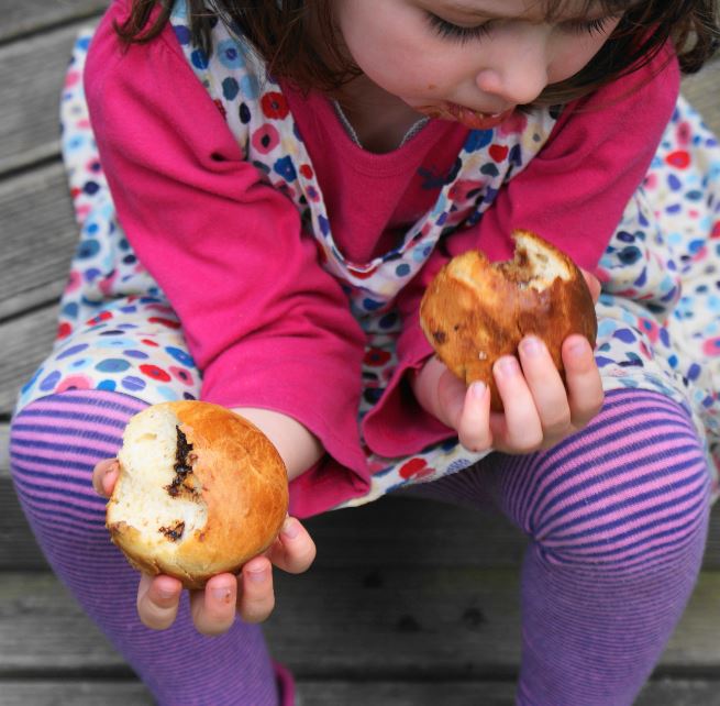 Treat me Chocolate Honey Buns The KitchenMaid