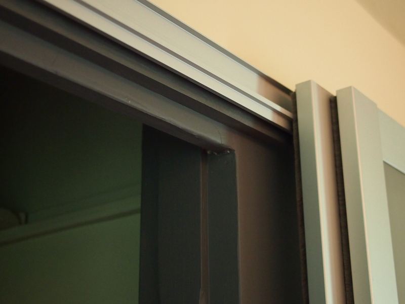 Pax closet doors, no bottom rail — LiveModern Your Best Modern Home
